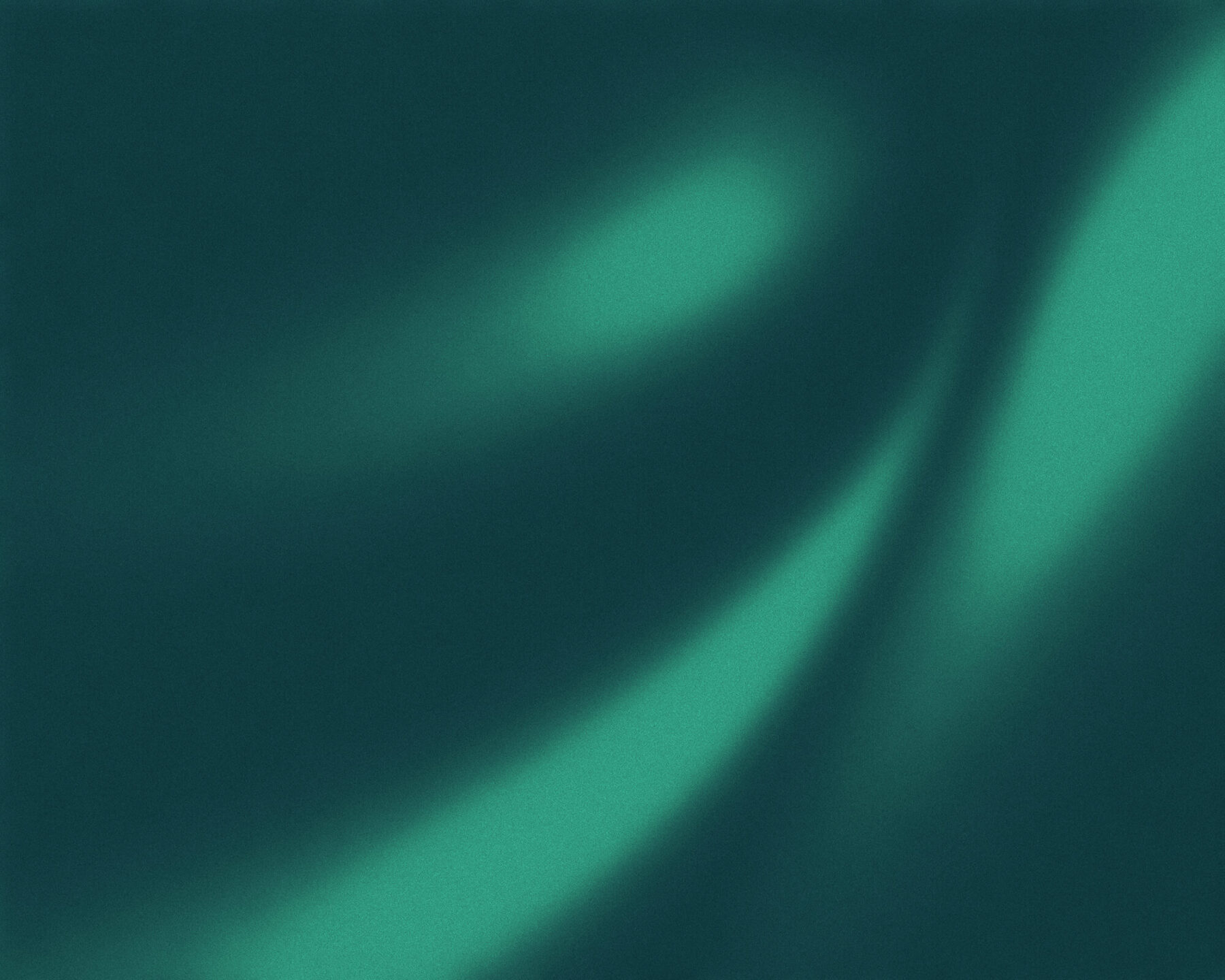 A deep teal-green surface with soft diagonal bands of brighter jade light sweeping across it